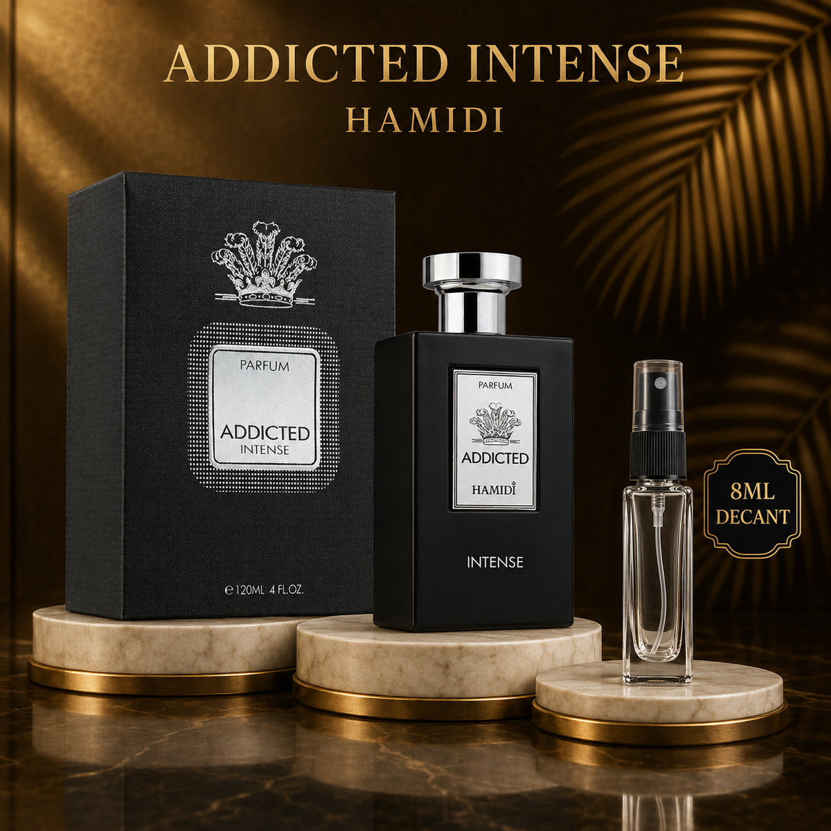 DECANT/SAMPLE Of Hamidi Addicted Intense Eau De Parfum 8ml For Men