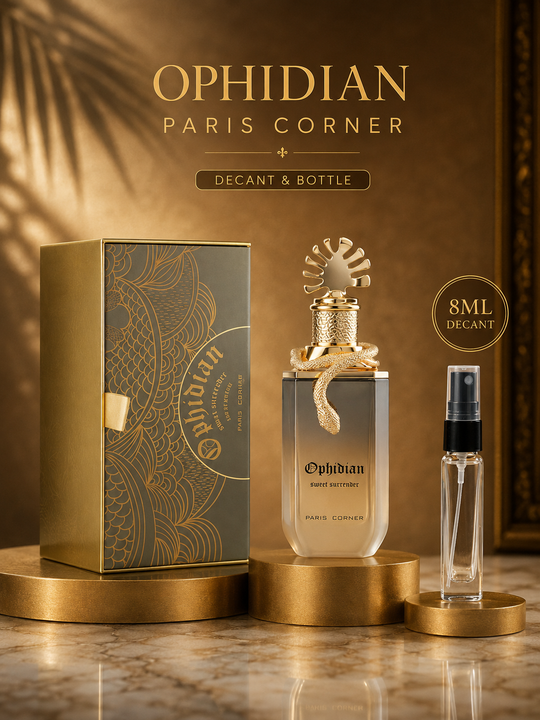 DECANT/SAMPLE Of Paris Corner Ophidian Sweet Surrender Eau De Parfum 8ml For Men & Women