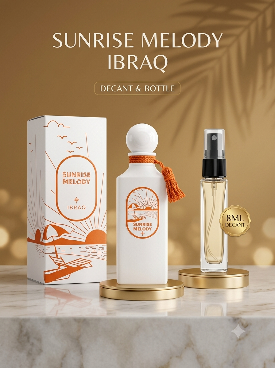 SAMPLE / DECANTS Ibrahim Al Qurashi Sunrise Melody Eau De Parfum 8ML For Man & Woman