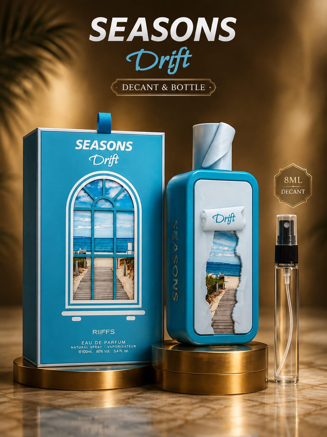 DECANT/SAMPLE Riiffs Seasons Drift Eau De Parfum 8ml For Man