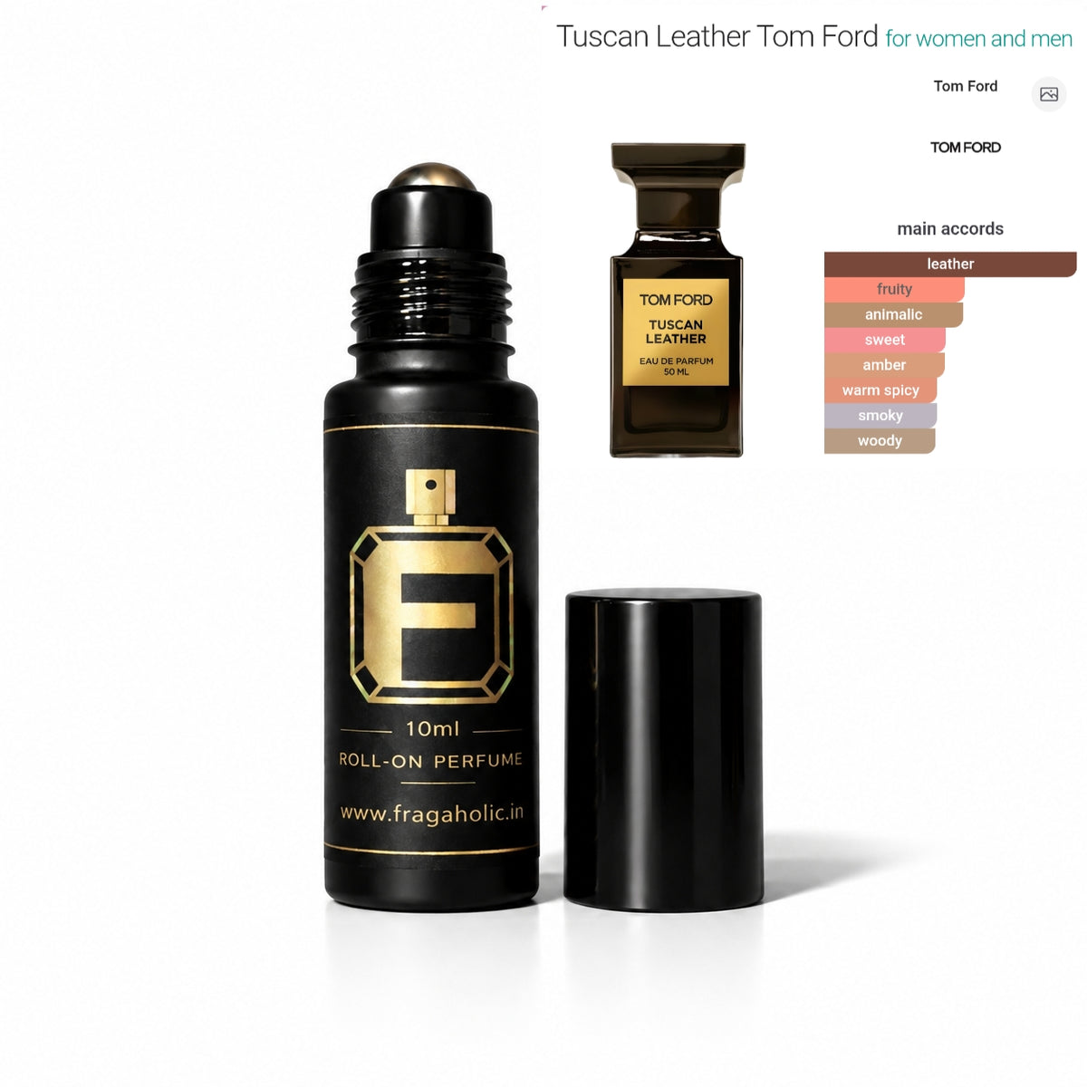 FRAGAHOLIC 10ML PREMIUM CONCENTRATED PERFUME ( INSPIRED BY TOM FORD TUSCAN LEATHER )