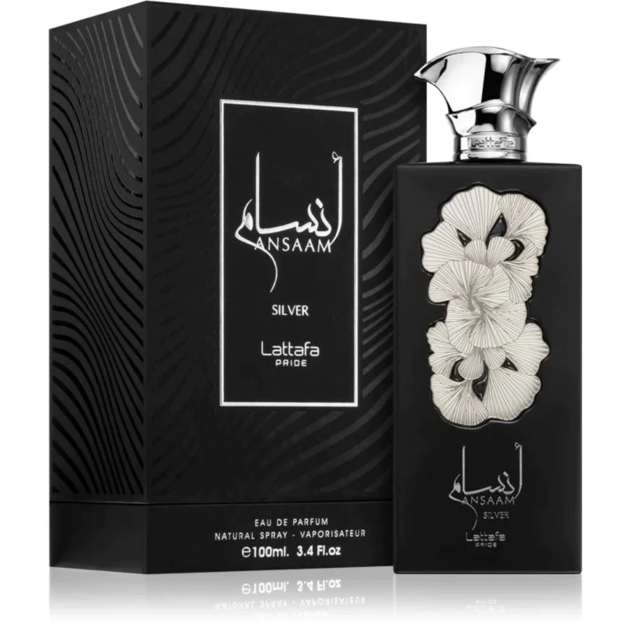 Lattafa Pride Ansaam Silver Eau De Parfum 100ml For Men & Women ( 2024 Batch )