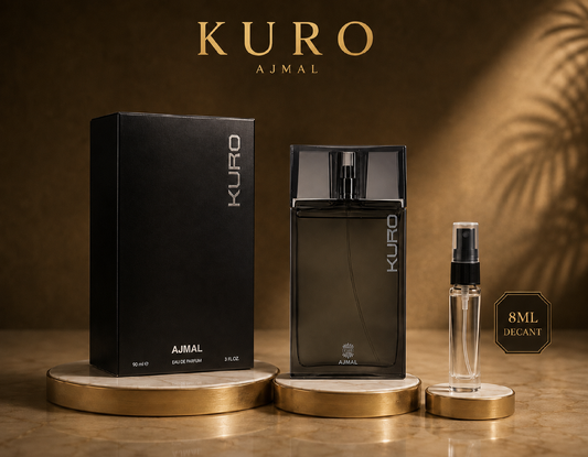 DECANT/SAMPLE Of Ajmal Kuro Eau De Parfum 8ml for Man