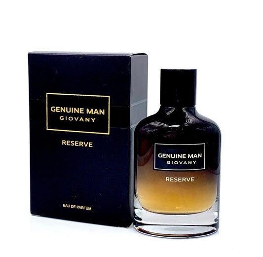 FRAGRANCE WORLD GENUINE MAN GIOVANY RESERVE EAU DE PARFUM 100ML FOR MEN