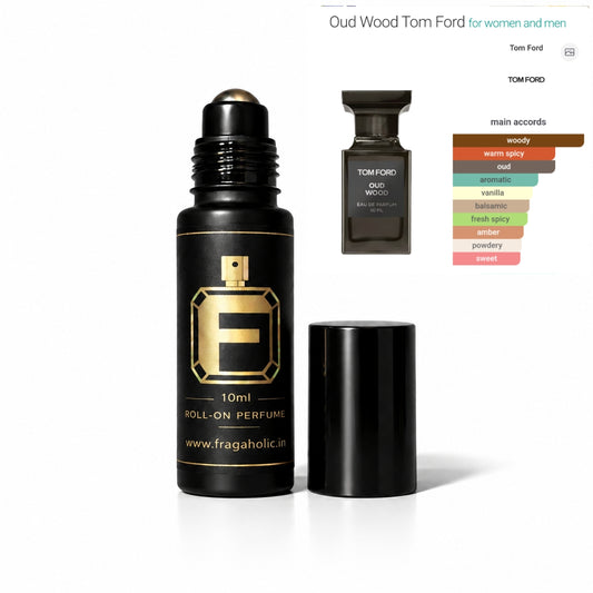 FRAGAHOLIC 10ML PREMIUM CONCENTRATED PERFUME OIL / ATTAR ( INSPIRED BY TOM FORD OUD WOOD)