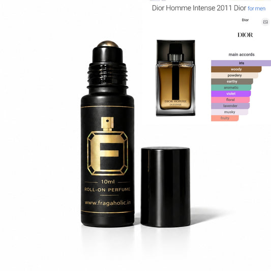 FRAGAHOLIC 10ML PREMIUM CONCENTRATED PERFUME OIL / ATTAR ( INSPIRED BY DIOR HOMME INTENSE )