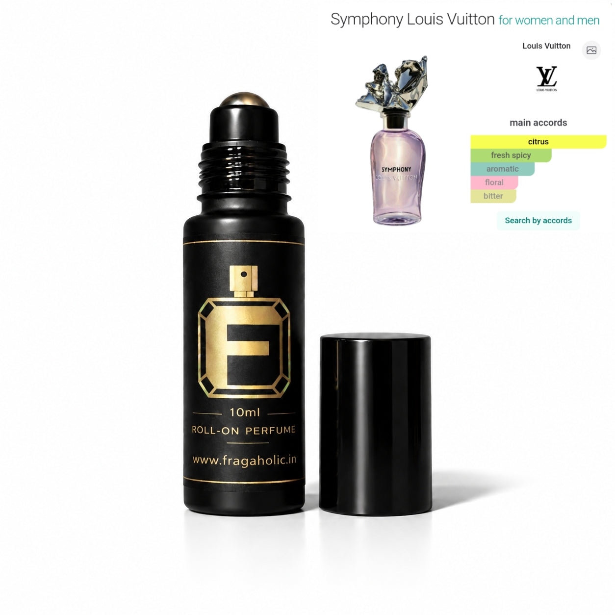 FRAGAHOLIC 10ML PREMIUM CONCENTRATED PERFUME ( INSPIRED BY LV SYMPHONY )