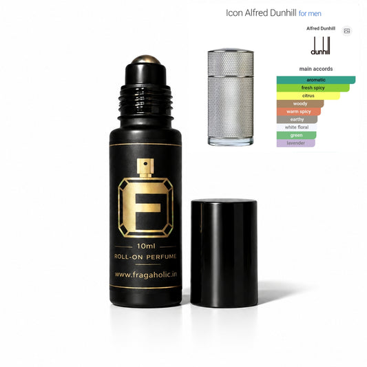FRAGAHOLIC 10ML PREMIUM CONCENTRATED PERFUME ( INSPIRED BY DUNHILL ICON )