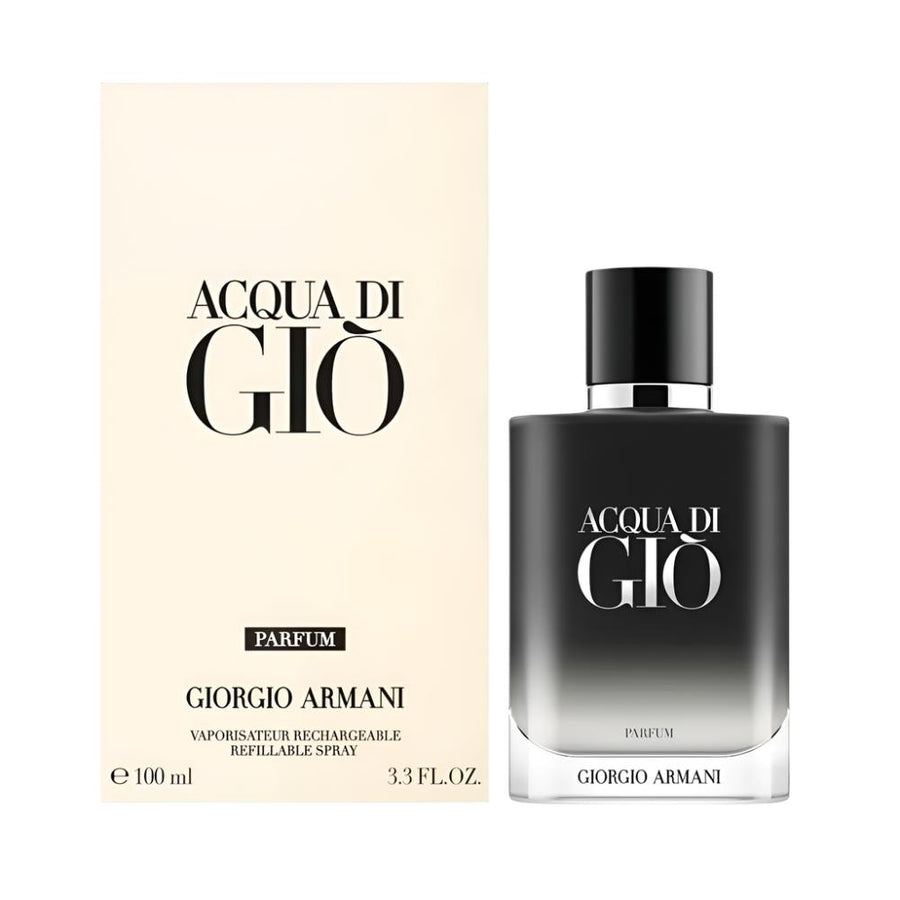 Giorgio Armani Acqua Di Gio Parfum for Men 125ml RETAIL ( 4_5 SPRAYS USED )