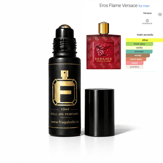 FRAGAHOLIC 10ML PREMIUM CONCENTRATED PERFUME ( INSPIRED BY VERSACE EROS FLAME )