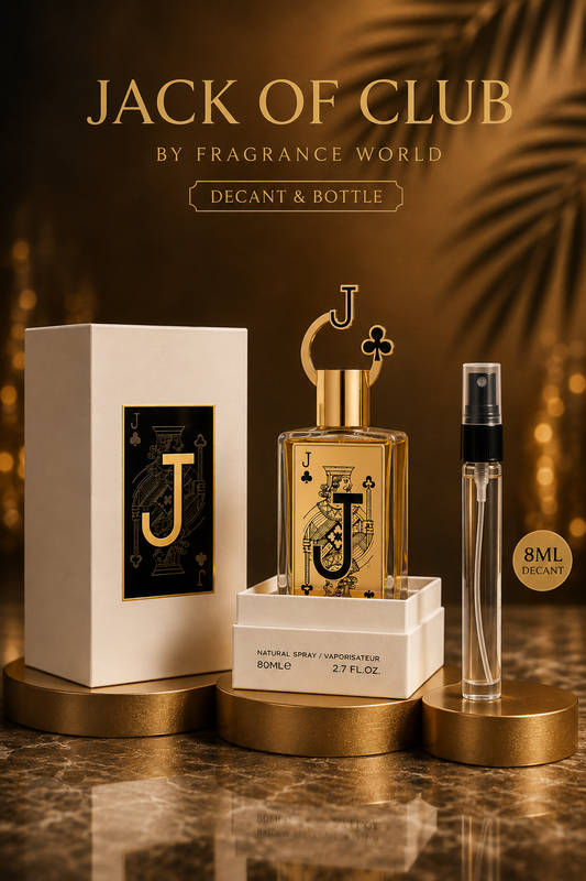 DECANT/SAMPLE Of Fragrance World Jack Of Clubs Eau De Parfum 8ml For Men & Women