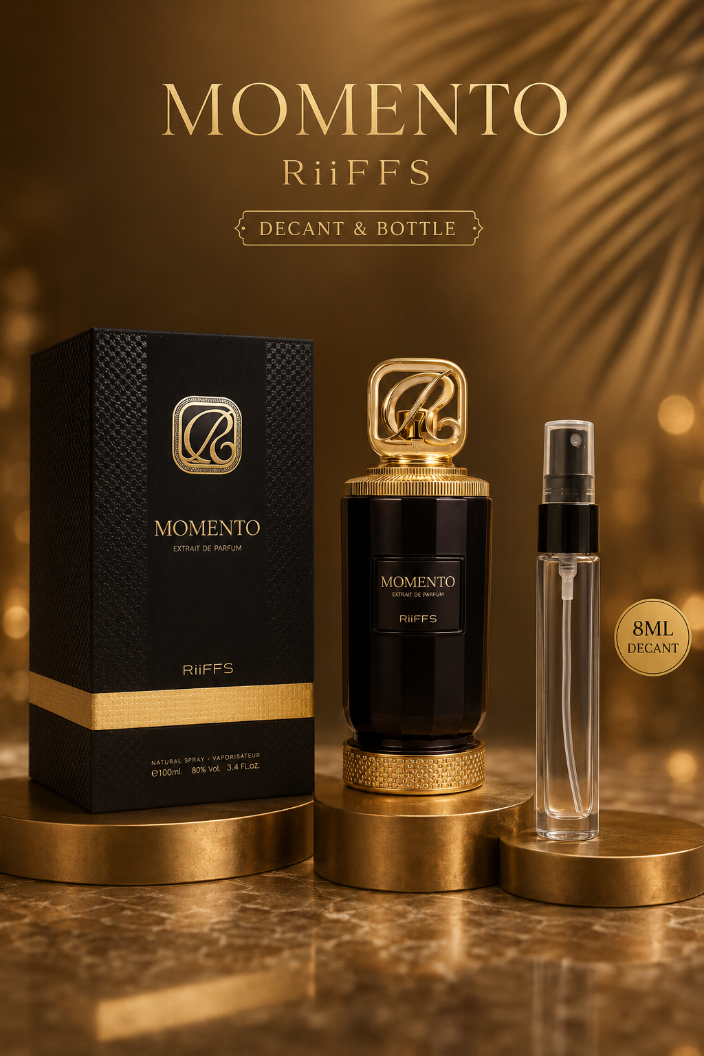 DECANT/SAMPLE Of Riiffs Momento Eau De Parfum 8ml For Man