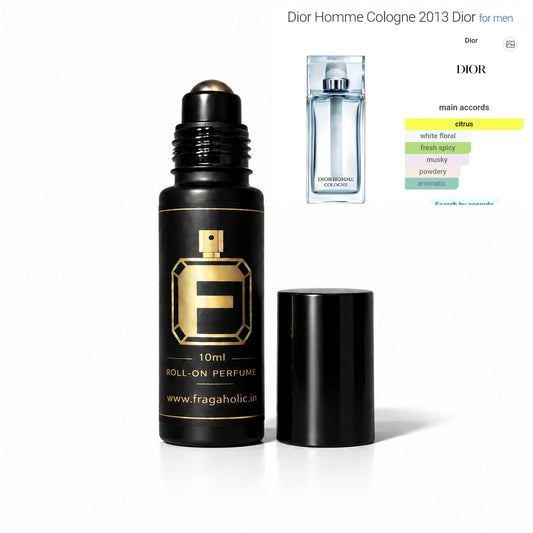 FRAGAHOLIC 10ML PREMIUM CONCENTRATED PERFUME OIL / ATTAR ( INSPIRED BY DIOR HOMME COLONGE )