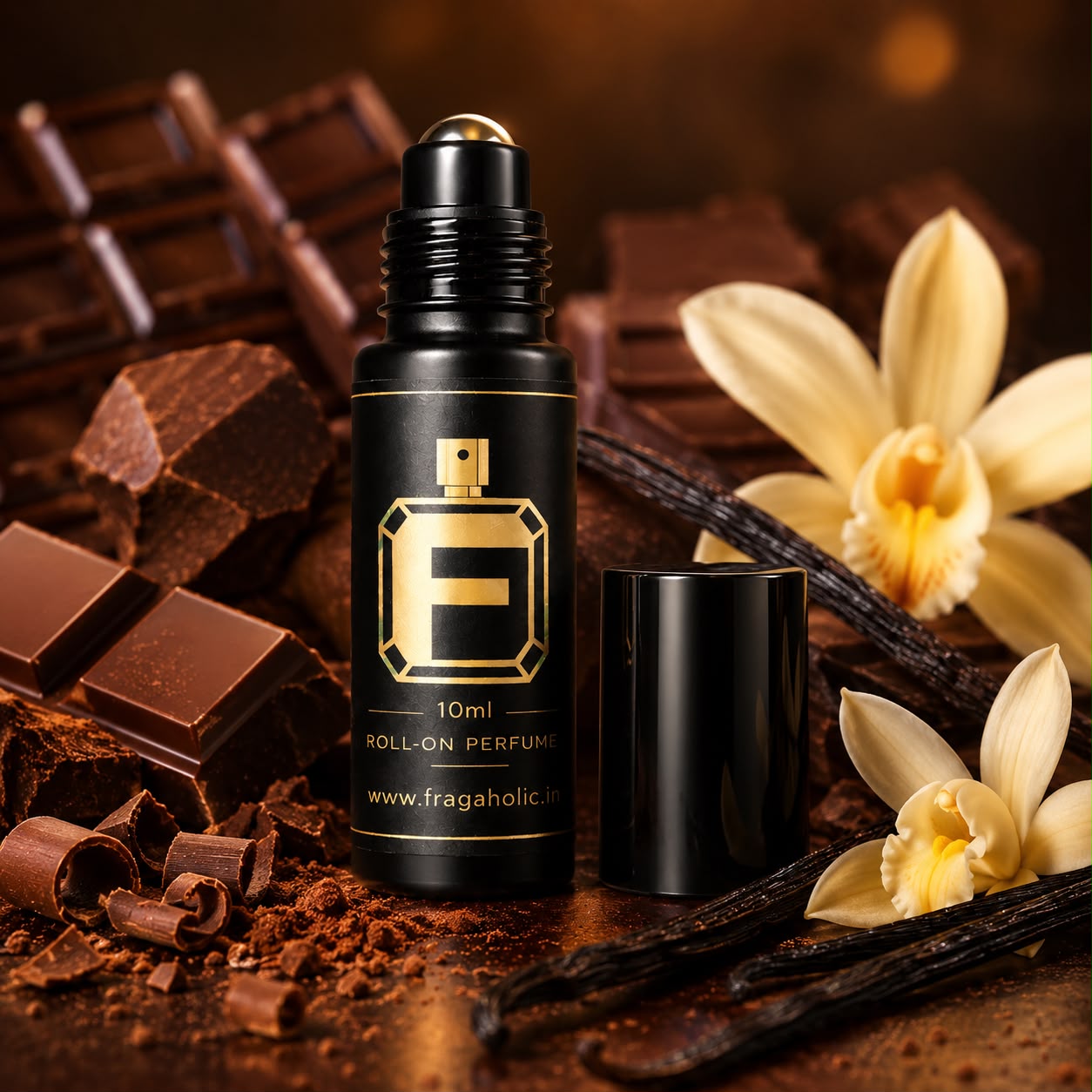 FRAGAHOLIC 10ML PREMIUM CONCENTRATED PERFUME ( CHOCOLATE VANILLA) )