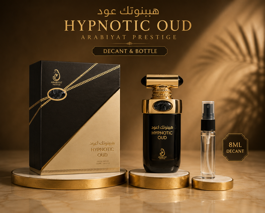 DECANT/SAMPLES Of Arabiyat Prestige Hypnotic Oud Eau De Parfum 8ml For Men & Women