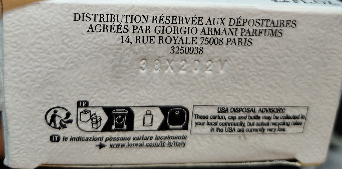 Giorgio Armani Acqua Di Gio Parfum for Men 125ml RETAIL ( 4_5 SPRAYS USED )
