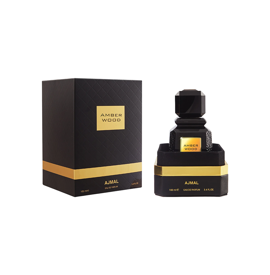 Ajmal Amber Wood Eau De Perfume 100ml For Men & Women ( 4-5 Sprays Used ) ( UNBOXED )