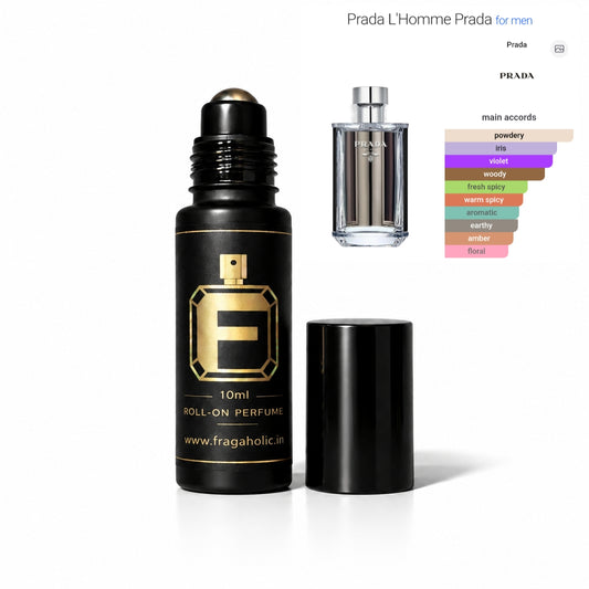 FRAGAHOLIC 10ML PREMIUM CONCENTRATED PERFUME OIL / ATTAR ( INSPIRED BY PRADA L HOMME )