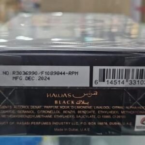 Rasasi Hawas Black Eau De Parfum 100ml for Men