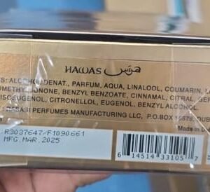 Rasasi Hawas Elixir Eau De Parfum 100ml For Men