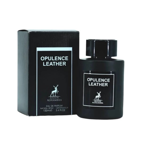 MAISON ALHAMBRA AMBER & LEATHER (OPULENCE LEATHER)EAU DE PARFUM 100ML FOR MEN