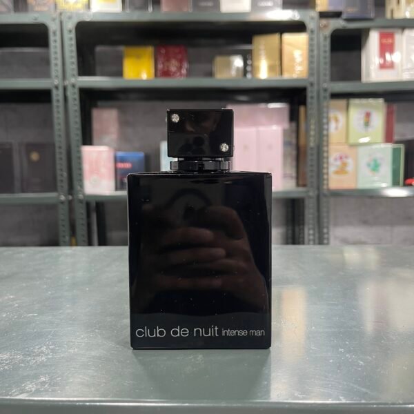 CLUB DE NUIT INTENSE MEN PURE PARFUM made in UAE - 135ml juice inside bottle ( only 15ml used  ) ( inspired by creed aventus )