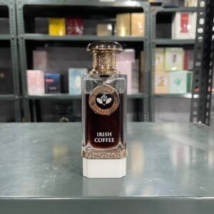 FRAGRANCE  WORLD  IRISH COFFEE EDP - 80ml juice inside bottle ( 20ml used )