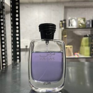 Rasasi hawas EDP 2022 batch —  80ml juice inside bottle ( just 20ml used ) ( Bottle size is 100ml )