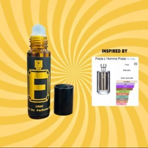 FRAGAHOLIC 10ML PREMIUM CONCENTRATED PERFUME OIL / ATTAR ( inspired BY PRADA L HOMME  )