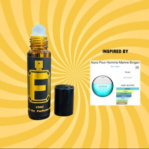 FRAGAHOLIC 10ML PREMIUM CONCENTRATED PERFUME OIL / ATTAR ( inspired BY BVLGARI AQUA MARINE )