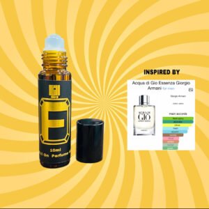 FRAGAHOLIC 10ML PREMIUM CONCENTRATED PERFUME OIL / ATTAR ( inspired BY AQUA DI GIO ESSENZA ARMANI )