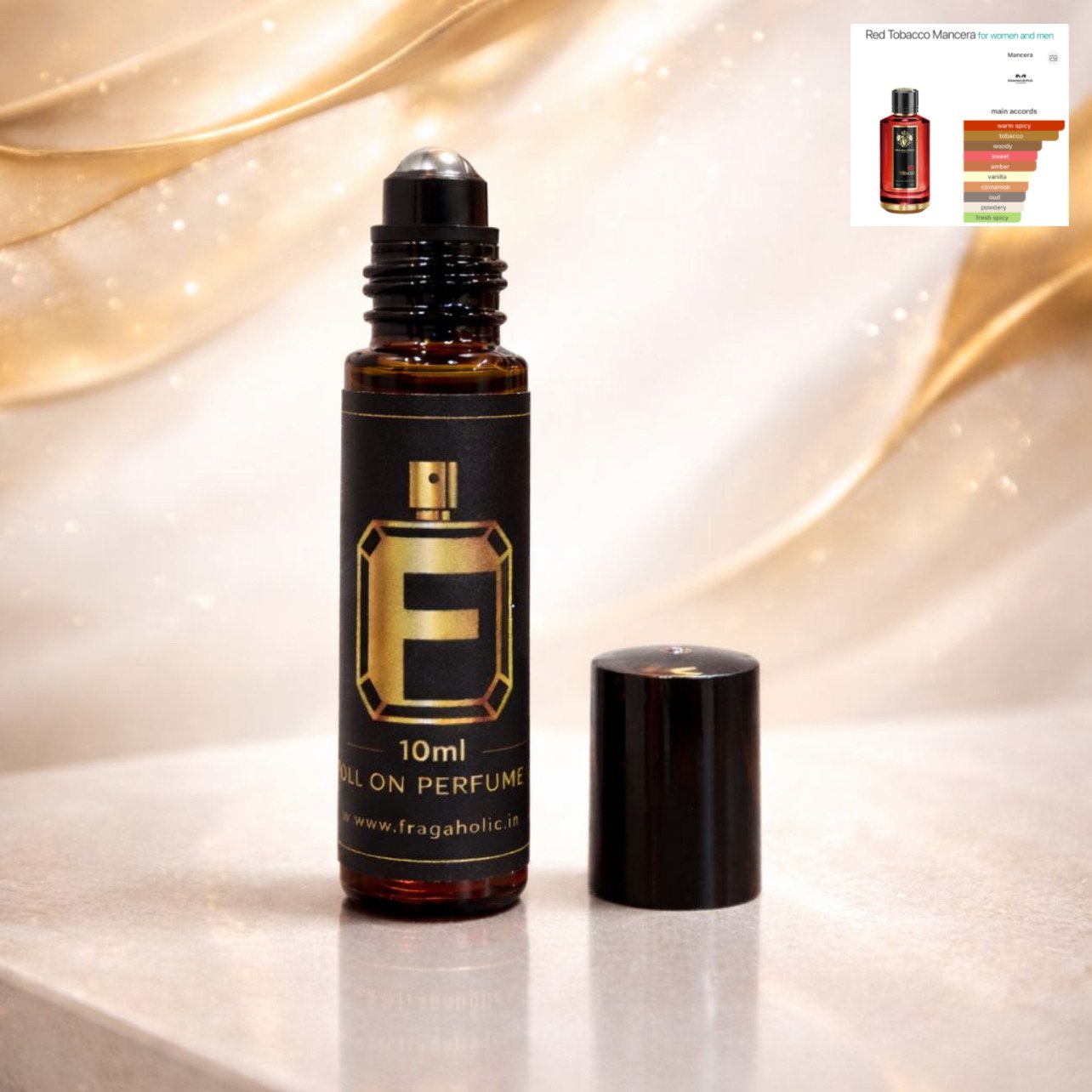FRAGAHOLIC 10ML PREMIUM CONCENTRATED PERFUME OIL / ATTAR ( INSPIRED BY MANCERA RED TOBACCO) 1 FRAGAHOLIC 10ML PREMIUM CONCENTRATED PERFUME OIL / ATTAR ( INSPIRED BY MANCERA RED TOBACCO)
