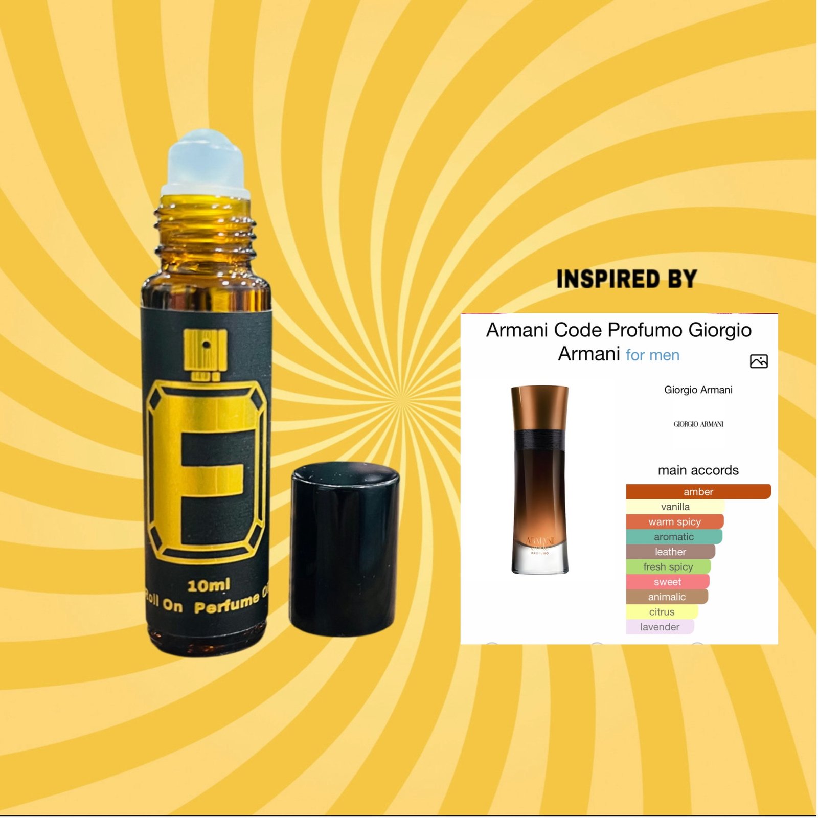 FRAGAHOLIC 10ML PREMIUM CONCENTRATED PERFUME OIL / ATTAR ( inspired BY ARMANI CODE PROFUMO )