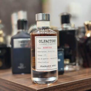 Olfactory bonfire EDP ( just few sprays missing) bottle size is 100ml - inspired by REPLICA BY THE FIREPLACE