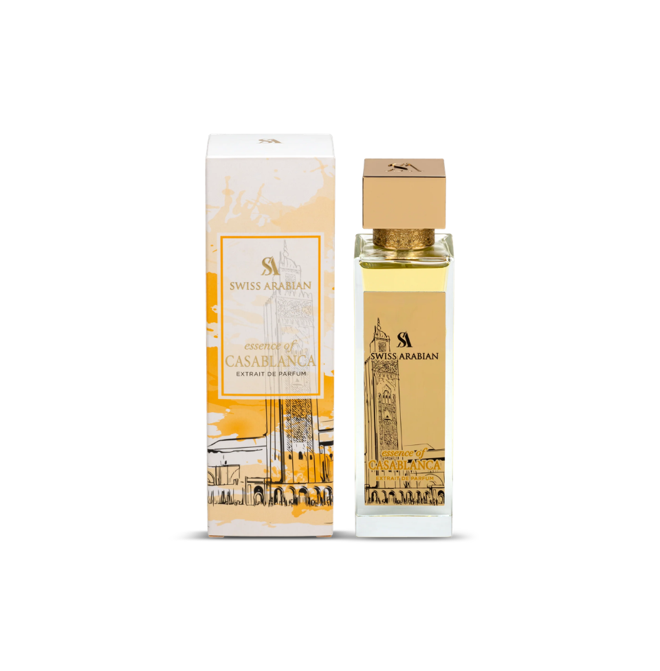 SWISS ARABIAN ESSENCE OF CASABLANCA EXTRAIT DE PARFUM 100ML FOR MAN & WOMAN 1 SWISS ARABIAN ESSENCE OF CASABLANCA EXTRAIT DE PARFUM 100ML FOR MAN & WOMAN