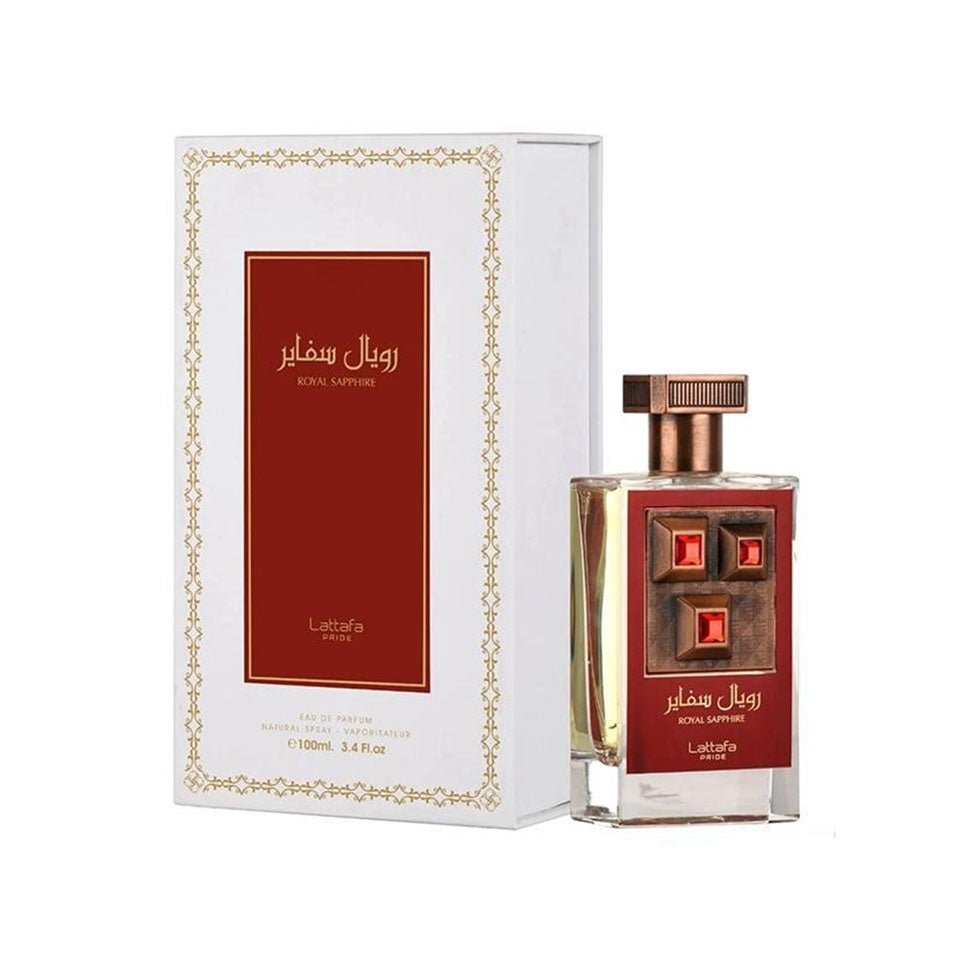 LATTAFA PRIDE ROYAL SAPPHIRE EAU DE PARFUM 100ML FOR MEN & WOMEN 1 LATTAFA PRIDE ROYAL SAPPHIRE EAU DE PARFUM 100ML FOR MEN & WOMEN