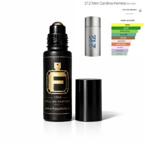 FRAGAHOLIC 10ML PREMIUM CONCENTRATED PERFUME OIL / ATTAR ( INSPIRED CAROLINA HERRERA 212 MEN )